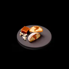 Karamell Popcorn Eis Mochi