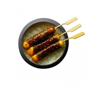 Brochettes bœuf fromage